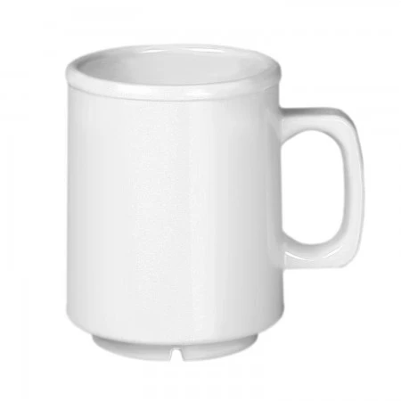 Thunder Group CR9010W White Melamine Mug 8 Oz. - 1 Doz 1 Thunder Group CR9010W White Melamine Mug 8 Oz. - 1 Doz