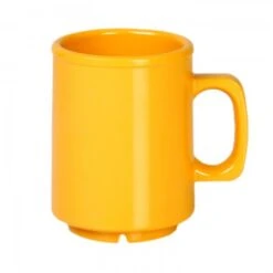 Thunder Group CR9010YW Yellow Melamine Mug 8 Oz. - 1 Doz
