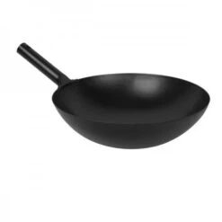 Thunder Group IRJWC001 Steel Japanese Wok 14"
