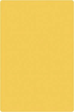 Thunder Group PLCB181205YW Yellow Polyethylene Cutting Board 18" X 12"
