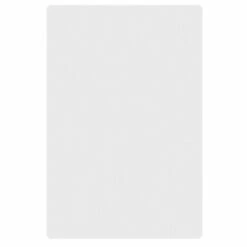 Thunder Group PLCB241805WH White Polyethylene Cutting Board 24" X 18"