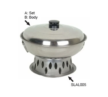 Thunder Group SLAL02B Alcohol Wok Body/Cover 9-1/2" 1 Thunder Group SLAL02B Alcohol Wok Body/Cover 9-1/2"