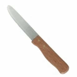 Thunder Group SLSKGK001 Jumbo Steak Knife With Wood Handle - 1 Doz