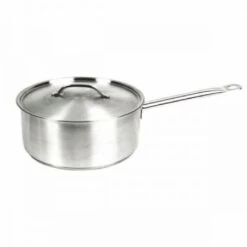 Thunder Group SLSSP060 Stainless Steel Sauce Pan With Lid 6 Qt.