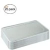 TigerChef Full Size Aluminum Foil Steam Table Pan Lids - 25 Pcs