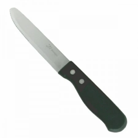 TigerChef Jumbo Steak Knife With Plastic Handle 5" - 1 Doz 1 TigerChef Jumbo Steak Knife With Plastic Handle 5" - 1 Doz