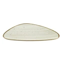 CAC China TUS-T41-BGE Tucson Desert Beige Triangular Plate 13 1/8" - 1 Doz