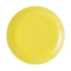 Tuxton BSA-0904 TuxCare Healthcare Plate, Saffron, 9" - 1 Doz