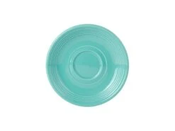 Tuxton CIE-060 Island Blue Concentrix China Saucer 6" - 2 Doz
