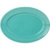Tuxton CIH-116 Island Blue Concentrix Oval Platter 11-1/2" X 8-3/8" - 1 Doz