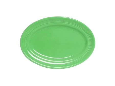 Tuxton CTH-096 Cilantro Concentrix Oval Platter 9-3/4" X 6-1/2" - 2 Doz 1 Tuxton CTH-096 Cilantro Concentrix Oval Platter 9-3/4" X 6-1/2" - 2 Doz