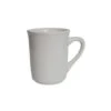 Tuxton CWM-085 White Concentrix China Gala Mug 8 Oz. - 2 Doz