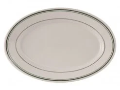 Tuxton TGB-042 Green Bay Oval Platter 15-3/4" X 11" - 6 Pcs