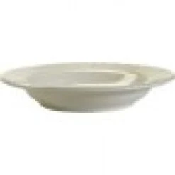 Tuxton YPD-084 Sonoma Embossed China Rim Soup Bowl 9 Oz. - 2 Doz