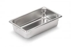 Vollrath 30342 Super Pan V 1/3 Size Anti-Jam Stainless Steel Steam Table / Hotel Pan 4" Deep