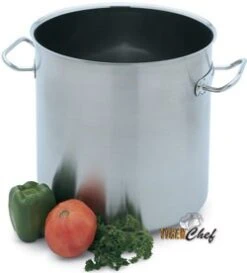 Vollrath 47722 Intrigue Stainless Steel Stock Pot 18 Qt.