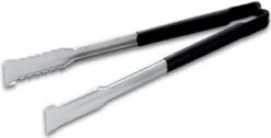 Vollrath 4790920 Jacob's Pride Stainless Steel VersaGrip Tongs With Black Coated Kool Touch Handle 9-1/2"