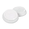 Dixie White Dome Lid Fits 10-16 Oz. Perfectouch Cups, 12-20 Oz. Paper Hot Cups, WiseSize, 500/Carton