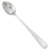 Winco 0005-02 Dots Heavyweight 18/0 Stainless Steel Iced Teaspoon - 1 Doz