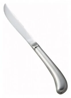 Winco 0015-11 Stainless Steel Hollow Handle Lafayette Steak Knife 9-1/4"