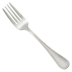 Winco 0036-06 Deluxe Pearl Extra Heavy Stainless Steel Salad Fork - 1 Doz