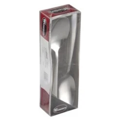 Winco 0082-03 Windsor Medium Weight Stainless Steel Dinner Spoon - 2 Doz
