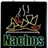 Winco 92004 Benchmark Ultra-Brite LED "Nachos" Sign, 120V