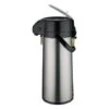 Winco AP-825 Stainless Vacuum Server With Glass Liner, Lever Top 2.5 Liter