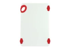 Winco CBN-1218RD StatikBoard Cutting Board With Hook, Red 12" X 18" X 1/2"