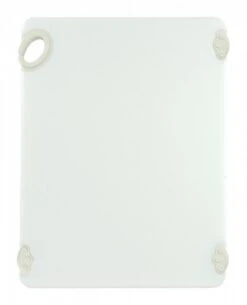 Winco CBN-1520WT StatikBoard Cutting Board With Hook, White 15"x 20" X 1/2"