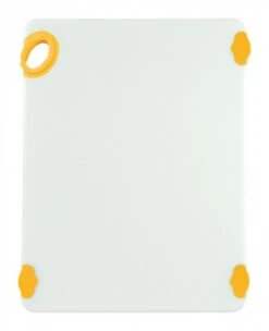 Winco CBN-1520YL StatikBoard Cutting Board With Hook, Yellow 15"x 20" X 1/2"