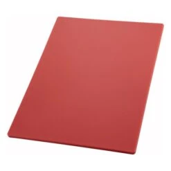 Winco CBRD-1520 Red Plastic Cutting Board 15" X 20" X 1/2"