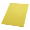 Winco CBYL-1218 Yellow Plastic Cutting Board 12" X 18" X 1/2"