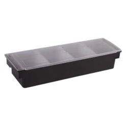 Winco CCH-4 4-Compartment Condiment Dispenser