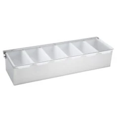 Winco CDP-6 6 Compartment Condiment Dispenser