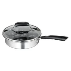 Winco CEP-4 4-Cup Stainless Steel Non-Stick Egg Poacher
