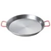 Winco CSPP-23 Polished Carbon Steel Paella Pan 23-5/8"