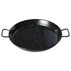 Winco CSPP-23E Enameled Carbon Steel Paella Pan 23-5/8"