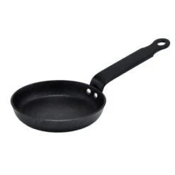 Winco CSPP-4E Enameled Carbon Steel Blini Pan 4-3/4"