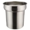 Winco INSN-4 Prime Stainless Steel Inset 4 Qt.