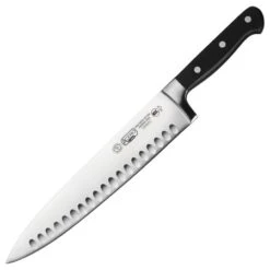 Winco KFP-103 Acero Chef Knife With Hollow Ground Edge 10"