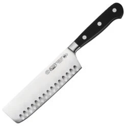 Winco KFP-73 Acero Nakiri Knife With Hollow Ground Edge 7"