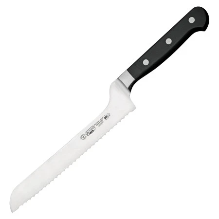Winco KFP-83 Offset Stainless Steel Bread Knife 8" 1 Winco KFP-83 Offset Stainless Steel Bread Knife 8"