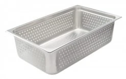 Winco SPJH-106PF Full Size Stainless Steel Perforated Steam Pan 6" Deep