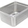 Winco SPJH-206PF Half Size Perforated Stainless Steel Steam Pan 6" Deep