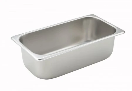 Winco SPT4 Third Size Steam Pan 4" Deep 1 Winco SPT4 Third Size Steam Pan 4" Deep