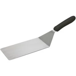 Winco TKP-42 Offset Turner With Black Polypropylene Handle 8" X 4"