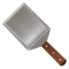 Winco TN56 Extra Heavy Duty Turner With Wooden Handle 5" X 6"