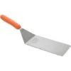 Winco TNH-42 Offset Turner With Orange Cool Heat Handle 8" X 4"