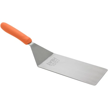 Winco TNH-42 Offset Turner With Orange Cool Heat Handle 8" X 4" 1 Winco TNH-42 Offset Turner With Orange Cool Heat Handle 8" X 4"